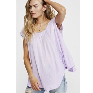 Free People Lilac Blouse